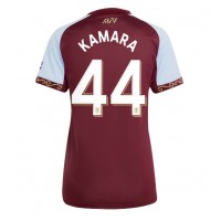 Echipament fotbal Aston Villa Boubacar Kamara #44 Tricou Acasa 2025-26 pentru femei maneca scurta Echipament fotbal Aston Villa Boubacar Kamara #44 Tricou Acasa 2025-26 pentru femei maneca scurta