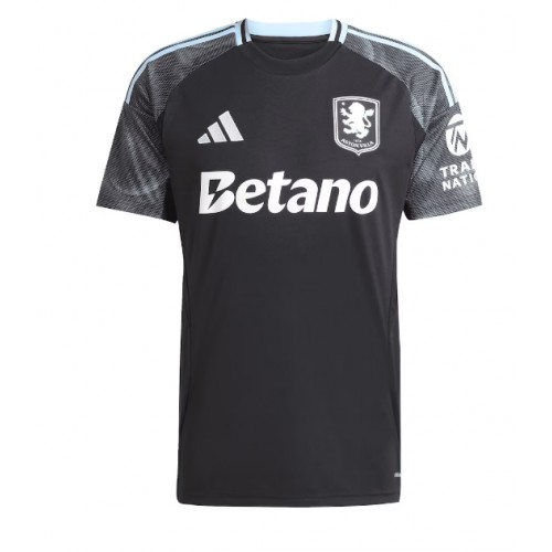 Echipament fotbal Aston Villa Boubacar Kamara #44 Tricou Deplasare 2025-26 maneca scurta Echipament fotbal Aston Villa Boubacar Kamara #44 Tricou Deplasare 2025-26 maneca scurta