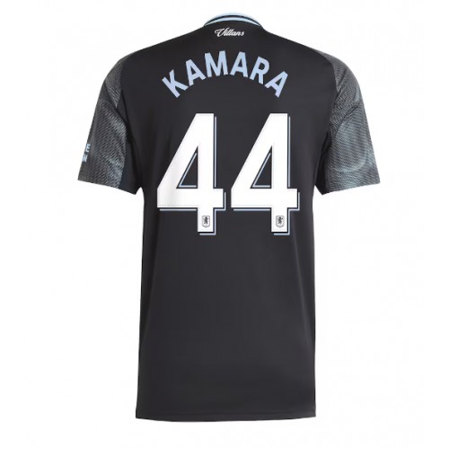 Echipament fotbal Aston Villa Boubacar Kamara #44 Tricou Deplasare 2025-26 maneca scurta Echipament fotbal Aston Villa Boubacar Kamara #44 Tricou Deplasare 2025-26 maneca scurta
