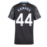 Echipament fotbal Aston Villa Boubacar Kamara #44 Tricou Deplasare 2025-26 pentru femei maneca scurta Echipament fotbal Aston Villa Boubacar Kamara #44 Tricou Deplasare 2025-26 pentru femei maneca scurta