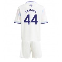 Echipament fotbal Aston Villa Boubacar Kamara #44 Tricou Treilea 2025-26 pentru copii maneca scurta (+ Pantaloni scurti)