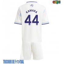 Echipament fotbal Aston Villa Boubacar Kamara #44 Tricou Treilea 2025-26 pentru copii maneca scurta (+ Pantaloni scurti)