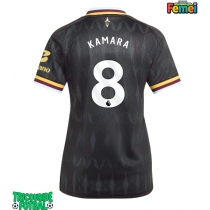 Echipament fotbal Aston Villa Boubacar Kamara #8 Tricou Deplasare 2026-27 pentru femei maneca scurta