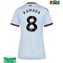 Echipament fotbal Aston Villa Boubacar Kamara #8 Tricou Treilea 2026-27 pentru femei maneca scurta
