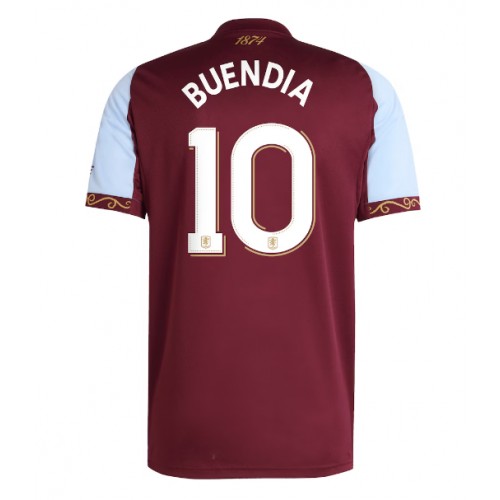 Echipament fotbal Aston Villa Emiliano Buendia #10 Tricou Acasa 2025-26 maneca scurta Echipament fotbal Aston Villa Emiliano Buendia #10 Tricou Acasa 2025-26 maneca scurta