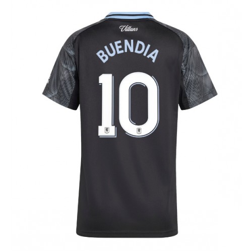 Echipament fotbal Aston Villa Emiliano Buendia #10 Tricou Deplasare 2025-26 pentru femei maneca scurta Echipament fotbal Aston Villa Emiliano Buendia #10 Tricou Deplasare 2025-26 pentru femei maneca scurta
