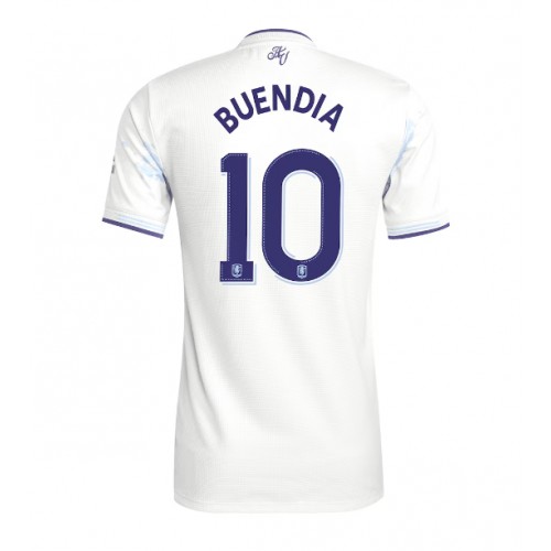 Echipament fotbal Aston Villa Emiliano Buendia #10 Tricou Treilea 2025-26 pentru femei maneca scurta Echipament fotbal Aston Villa Emiliano Buendia #10 Tricou Treilea 2025-26 pentru femei maneca scurta