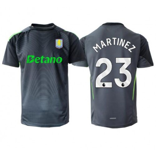 Echipament fotbal Aston Villa Emiliano Martinez #23 Portar Tricou Acasa 2025-26 maneca scurta Echipament fotbal Aston Villa Emiliano Martinez #23 Portar Tricou Acasa 2025-26 maneca scurta