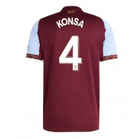 Echipament fotbal Aston Villa Ezri Konsa #4 Tricou Acasa 2025-26 maneca scurta