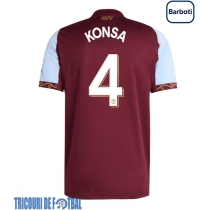 Echipament fotbal Aston Villa Ezri Konsa #4 Tricou Acasa 2025-26 maneca scurta