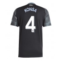 Echipament fotbal Aston Villa Ezri Konsa #4 Tricou Deplasare 2025-26 maneca scurta