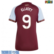 Echipament fotbal Aston Villa Harvey Elliott #9 Tricou Acasa 2025-26 pentru femei maneca scurta