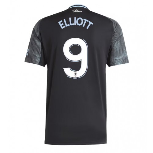 Echipament fotbal Aston Villa Harvey Elliott #9 Tricou Deplasare 2025-26 maneca scurta Echipament fotbal Aston Villa Harvey Elliott #9 Tricou Deplasare 2025-26 maneca scurta