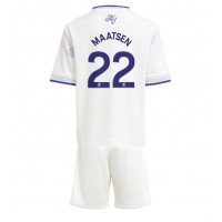 Echipament fotbal Aston Villa Ian Maatsen #22 Tricou Treilea 2025-26 pentru copii maneca scurta (+ Pantaloni scurti)