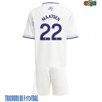 Echipament fotbal Aston Villa Ian Maatsen #22 Tricou Treilea 2025-26 pentru copii maneca scurta (+ Pantaloni scurti)