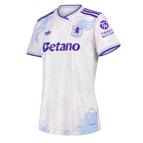 Echipament fotbal Aston Villa Ian Maatsen #22 Tricou Treilea 2025-26 pentru femei maneca scurta Echipament fotbal Aston Villa Ian Maatsen #22 Tricou Treilea 2025-26 pentru femei maneca scurta
