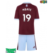 Echipament fotbal Aston Villa Ibrahim Mbaye #19 Tricou Acasa 2026-27 pentru copii maneca scurta (+ Pantaloni scurti)