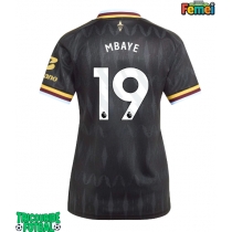 Echipament fotbal Aston Villa Ibrahim Mbaye #19 Tricou Deplasare 2026-27 pentru femei maneca scurta