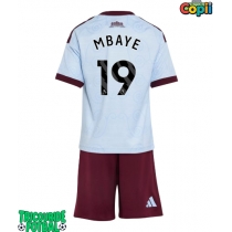 Echipament fotbal Aston Villa Ibrahim Mbaye #19 Tricou Treilea 2026-27 pentru copii maneca scurta (+ Pantaloni scurti)