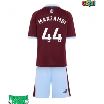 Echipament fotbal Aston Villa Johan Manzambi #44 Tricou Acasa 2026-27 pentru copii maneca scurta (+ Pantaloni scurti)