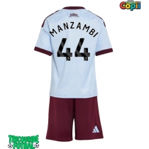 Echipament fotbal Aston Villa Johan Manzambi #44 Tricou Treilea 2026-27 pentru copii maneca scurta (+ Pantaloni scurti)