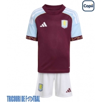 Echipament fotbal Aston Villa John McGinn #7 Tricou Acasa 2025-26 pentru copii maneca scurta (+ Pantaloni scurti)