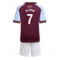 Echipament fotbal Aston Villa John McGinn #7 Tricou Acasa 2025-26 pentru copii maneca scurta (+ Pantaloni scurti)