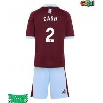 Echipament fotbal Aston Villa Matty Cash #2 Tricou Acasa 2026-27 pentru copii maneca scurta (+ Pantaloni scurti)