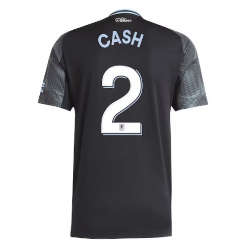 Echipament fotbal Aston Villa Matty Cash #2 Tricou Deplasare 2025-26 maneca scurta Echipament fotbal Aston Villa Matty Cash #2 Tricou Deplasare 2025-26 maneca scurta