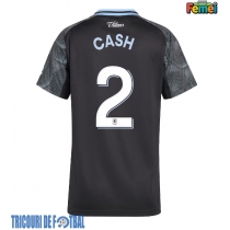 Echipament fotbal Aston Villa Matty Cash #2 Tricou Deplasare 2025-26 pentru femei maneca scurta