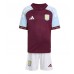 Echipament fotbal Aston Villa Ollie Watkins #11 Tricou Acasa 2025-26 pentru copii maneca scurta (+ Pantaloni scurti)
