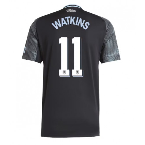 Echipament fotbal Aston Villa Ollie Watkins #11 Tricou Deplasare 2025-26 maneca scurta Echipament fotbal Aston Villa Ollie Watkins #11 Tricou Deplasare 2025-26 maneca scurta
