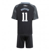 Echipament fotbal Aston Villa Ollie Watkins #11 Tricou Deplasare 2025-26 pentru copii maneca scurta (+ Pantaloni scurti)