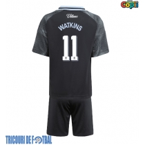 Echipament fotbal Aston Villa Ollie Watkins #11 Tricou Deplasare 2025-26 pentru copii maneca scurta (+ Pantaloni scurti)