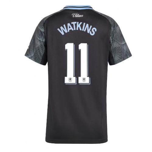 Echipament fotbal Aston Villa Ollie Watkins #11 Tricou Deplasare 2025-26 pentru femei maneca scurta Echipament fotbal Aston Villa Ollie Watkins #11 Tricou Deplasare 2025-26 pentru femei maneca scurta