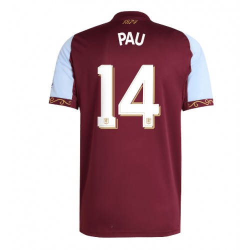 Echipament fotbal Aston Villa Pau Torres #14 Tricou Acasa 2025-26 maneca scurta Echipament fotbal Aston Villa Pau Torres #14 Tricou Acasa 2025-26 maneca scurta