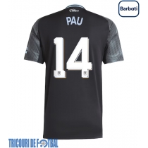 Echipament fotbal Aston Villa Pau Torres #14 Tricou Deplasare 2025-26 maneca scurta