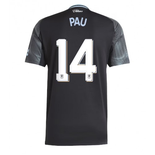 Echipament fotbal Aston Villa Pau Torres #14 Tricou Deplasare 2025-26 maneca scurta Echipament fotbal Aston Villa Pau Torres #14 Tricou Deplasare 2025-26 maneca scurta