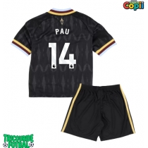 Echipament fotbal Aston Villa Pau Torres #14 Tricou Deplasare 2026-27 pentru copii maneca scurta (+ Pantaloni scurti)