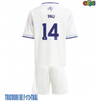 Echipament fotbal Aston Villa Pau Torres #14 Tricou Treilea 2025-26 pentru copii maneca scurta (+ Pantaloni scurti)