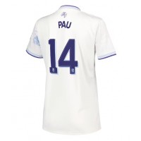 Echipament fotbal Aston Villa Pau Torres #14 Tricou Treilea 2025-26 pentru femei maneca scurta Echipament fotbal Aston Villa Pau Torres #14 Tricou Treilea 2025-26 pentru femei maneca scurta