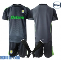 Echipament fotbal Aston Villa Portar Tricou Acasa 2025-26 pentru copii maneca scurta (+ Pantaloni scurti)