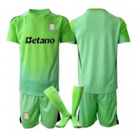 Echipament fotbal Aston Villa Portar Tricou Deplasare 2025-26 pentru copii maneca scurta (+ Pantaloni scurti)