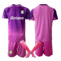 Echipament fotbal Aston Villa Portar Tricou Treilea 2025-26 pentru copii maneca scurta (+ Pantaloni scurti)
