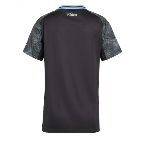 Echipament fotbal Aston Villa Tricou Deplasare 2025-26 pentru femei maneca scurta Echipament fotbal Aston Villa Tricou Deplasare 2025-26 pentru femei maneca scurta