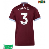 Echipament fotbal Aston Villa Victor Lindelof #3 Tricou Acasa 2026-27 pentru femei maneca scurta