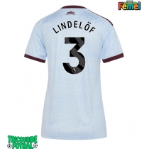 Echipament fotbal Aston Villa Victor Lindelof #3 Tricou Treilea 2026-27 pentru femei maneca scurta