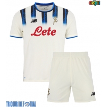 Echipament fotbal Atalanta Tricou Deplasare 2025-26 pentru copii maneca scurta (+ Pantaloni scurti)