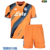 Echipament fotbal Atalanta Tricou Treilea 2025-26 pentru copii maneca scurta (+ Pantaloni scurti)