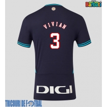 Echipament fotbal Athletic Bilbao Dani Vivian #3 Tricou Deplasare 2025-26 maneca scurta